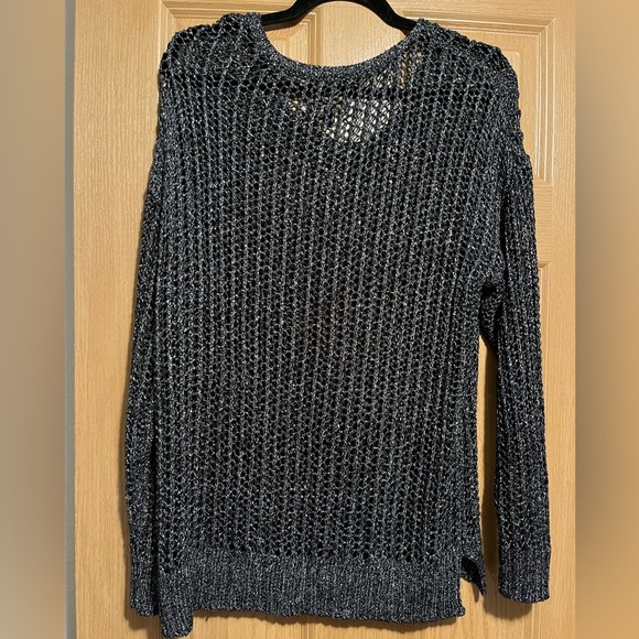 I Jeans by Buffalo Metallic Fisherman Knit Sweater - Picture 2 of 6